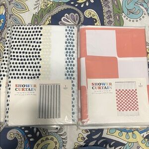 Colorful Shower Curtain Set